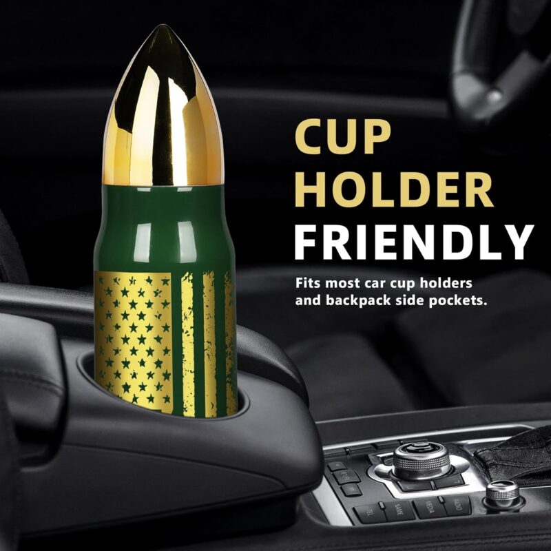 Funslive® USA Flag Bullet Tumbler Green - Image 4
