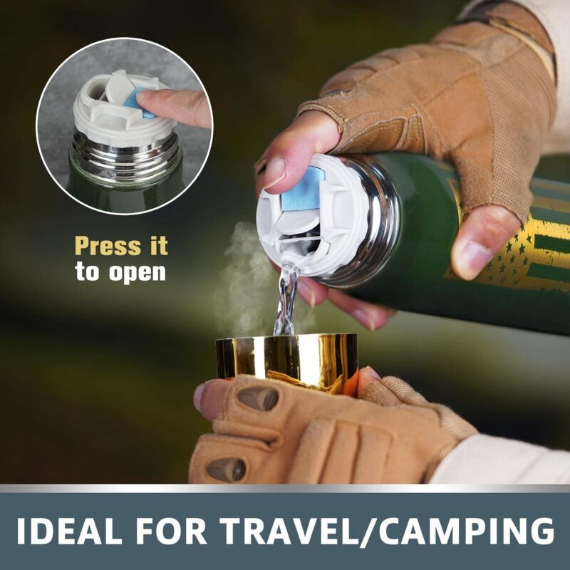 Funslive® USA Flag Bullet Tumbler Green - Image 5