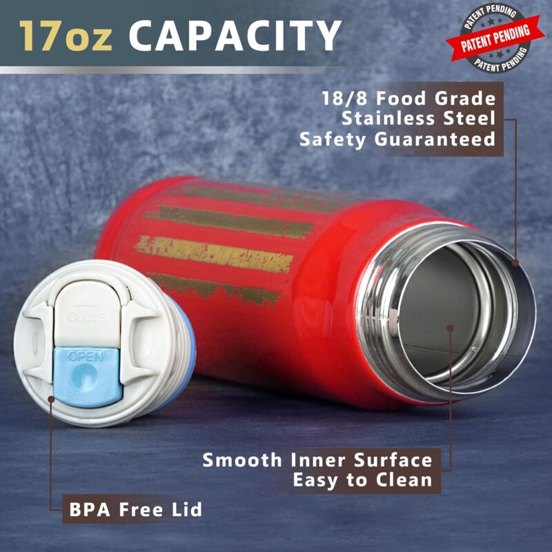 Funslive® USA Flag Bullet Tumbler Red - Image 3