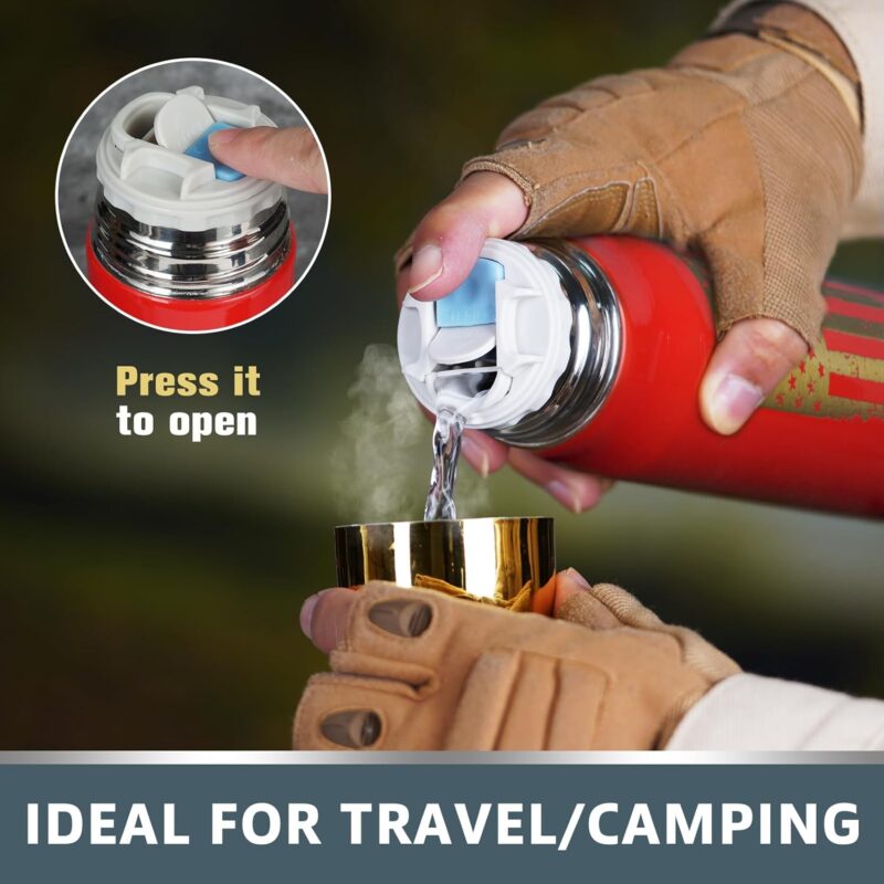 Funslive® USA Flag Bullet Tumbler Red - Image 4