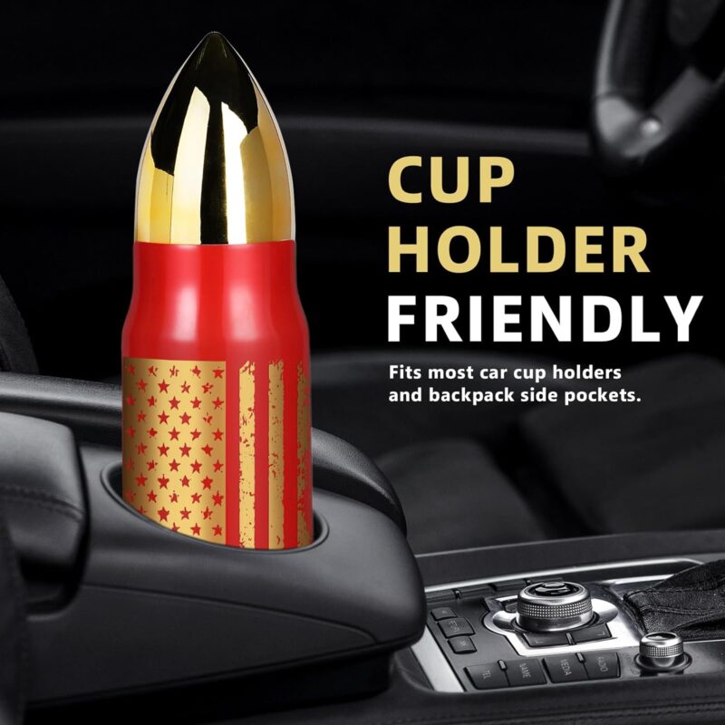 Funslive® USA Flag Bullet Tumbler Red - Image 5