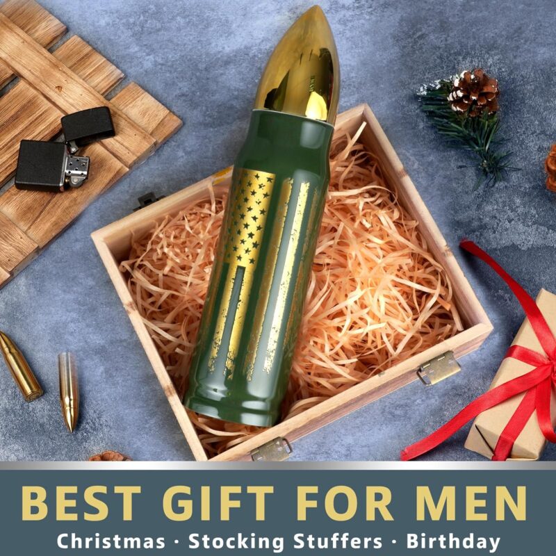 Funslive® USA Flag Bullet Tumbler Green - Image 7